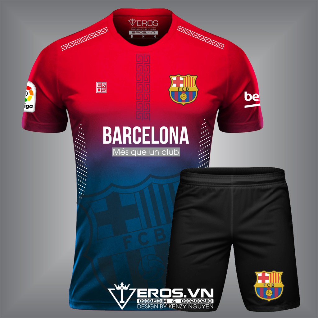 Bộ Đồ Đá banh T9 Của Các Câu Lạc Bộ Barcelona,Bayern,Juventus,Real - EROS