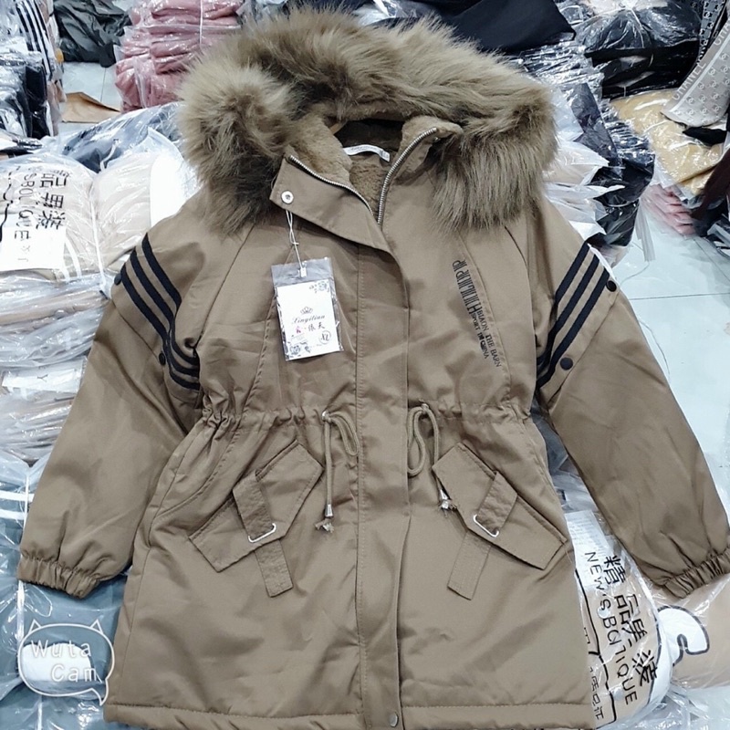 [Áo khoác parka]Áo khoác nữ- áo parka nữ 2021 lót lông