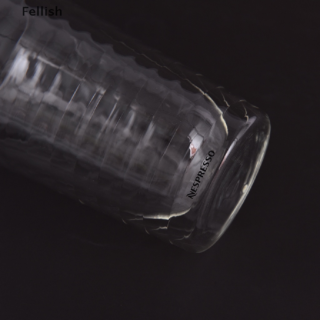 [Fellish] hand blown Double Wall Glass cup Nespresso coffee mug and cups thermal glass 436VN