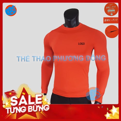 Áo giữ nhiệt nam *Hàng Loại1*  Áo giữ nhiệt mặc đá bóng phom 50-80kg