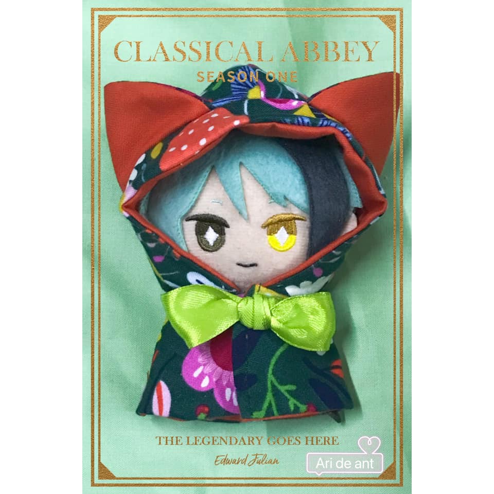 Áo choàng họa tiết cho doll Twisted Wonderland, Prince Cat, Nitotan, Kpop doll 10cm, 20cm