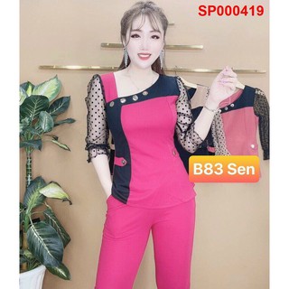 Đồ bộ thun cát hàn kiểu 419