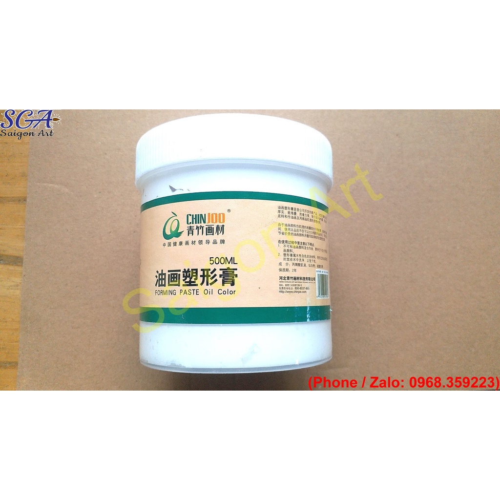 Hồ toan canvas CHINJOO 500ml No.719 - Forming Paste Oil Color