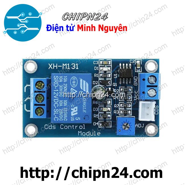 [1 pcs] Mạch Cảm biến Ánh Sáng Quang trở Relay XH-M131