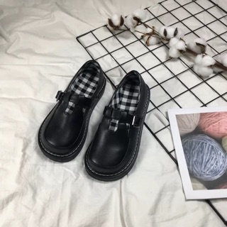(Sẵn đen 39) Giày Cutout ulzzang