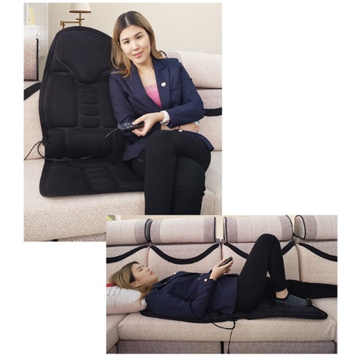 [Hàng Loại 1] Ghế massage 5 vùng nhiều chế độ cao cấp trên ô tô hoặc tại nhà - Bảo Hành 12 Tháng