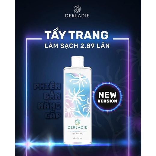 Tẩy Trang DERLADIE Cleansing Water Witch Hazel Nước Tẩy Trang Cây Phỉ Đầu Tiên Cho Mọi Loại Da