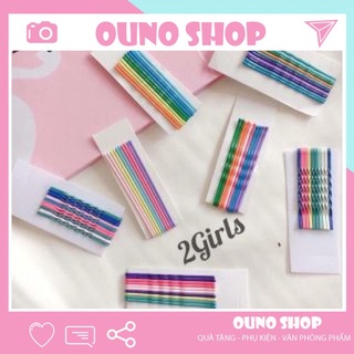 Set 50 kẹp tăm nhiều màu sắc cá tính - ouno shop