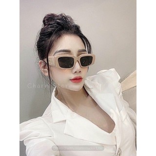 Kính Balen Hot Hit Hip hop Kính B Form Dáng Vuông Vintage