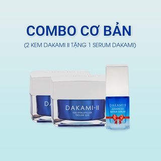 Combo 2 kem dakami-ii và serum chống lão hóa, xóa mờ nếp nhăn