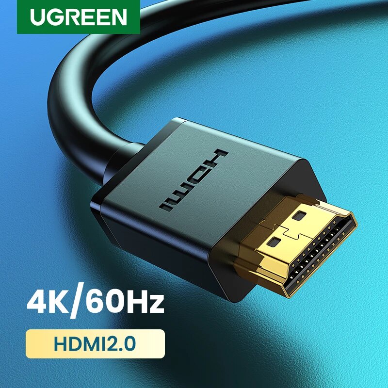 Dây Cáp HDMI Ugreen 1.4 Lõi Đồng 19+1, Độ dài từ 1-10m Ugreen