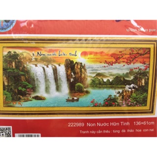 Tranh thêu 5d phong cảnh 222989 chưa thêu