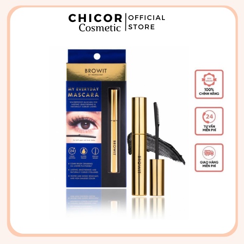 Mascara Browit Nongchat Thái Lan làm dày dài mi chuyên dụng cho makeup