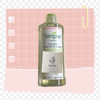 Nước Tẩy Trang Simple Micellar Cleansing Water 200ml