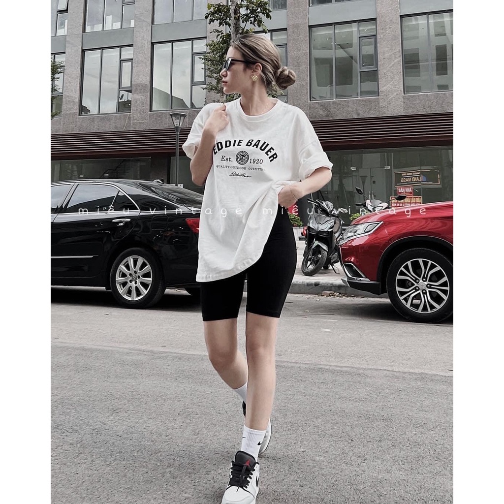 Quần legging nữ nâng mông lưng cạp cao vải thun dày dặn đùi ngố lửng ôm body bó mặc nhà tập gym | BigBuy360 - bigbuy360.vn