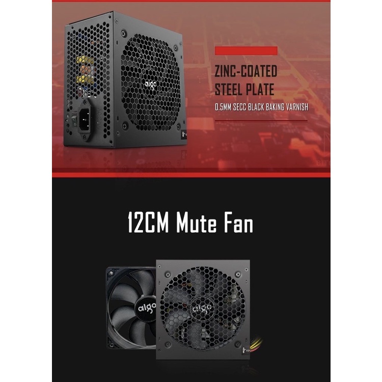 Nguồn Máy Tính AIGO VK350 350W | Chính Hãng Bảo Hành 36 Tháng