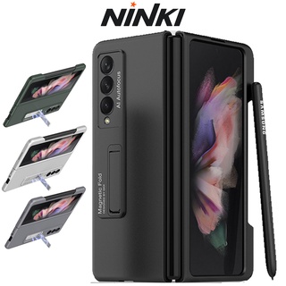 Ninki Ốp Z Fold 4 Điện Thoại PC Cứng Kèm Giá Đỡ Từ Tính Chống Rơi Cho Samsung Galaxy Z Fold 4/Z Fold 3 Ốp Lưng