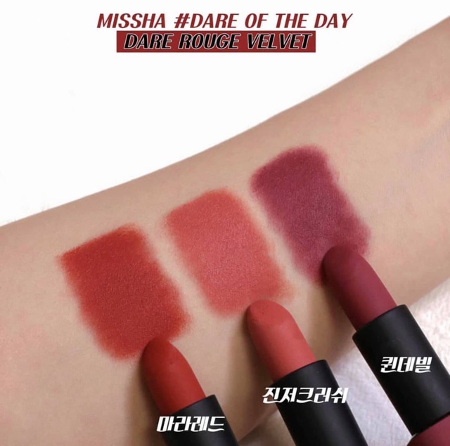 ☺️Son lỳ MISSHA DARE ROUGE VELVET LIPSTICK😘 | BigBuy360 - bigbuy360.vn