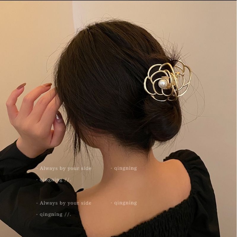 KẸP TÓC BÔNG HOA SANG CHẢNH