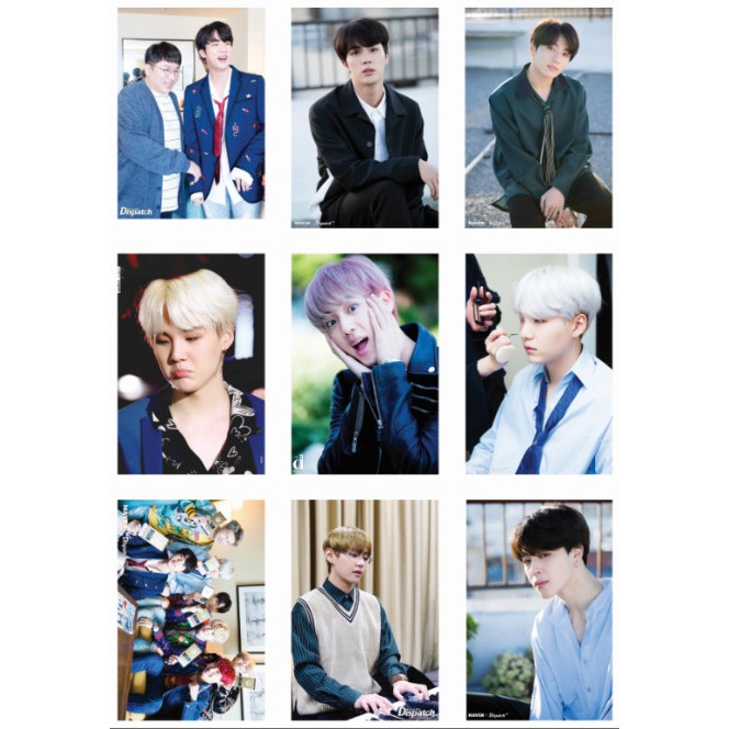 Lomo card ảnh nhóm BTS 2017 full 81 ảnh