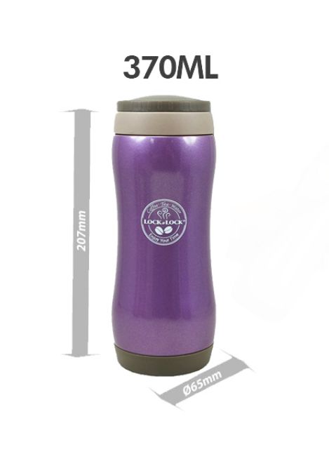 Bình giữ nhiệt Lock&amp;Lock Grip Tumbler 370ml - Violet - LHC801V