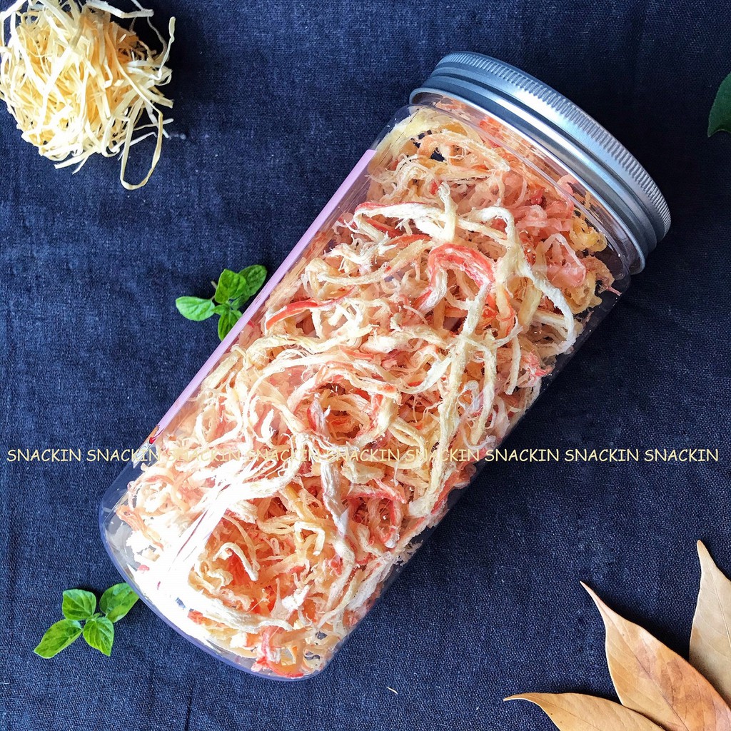 Mực xé sợi hấp nước dừa SNACKIN, hũ pet 250g, 180g, 100g, ăn vặt Hà Nội | BigBuy360 - bigbuy360.vn