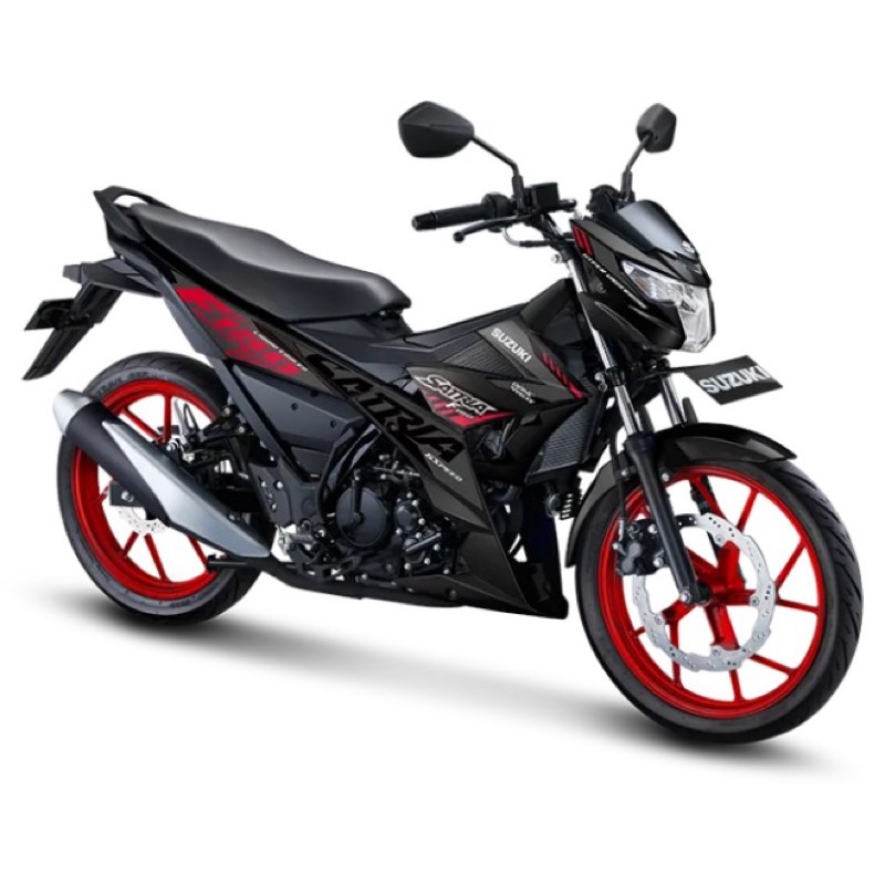 Tem Satria 2021 đen bóng chính hãng suzuki