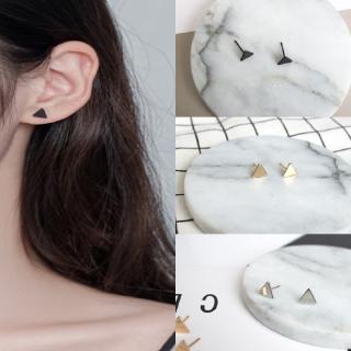 Bông Tai Kim Loại Thiết Kế Đơn Giản Phong Cách Hàn Quốc