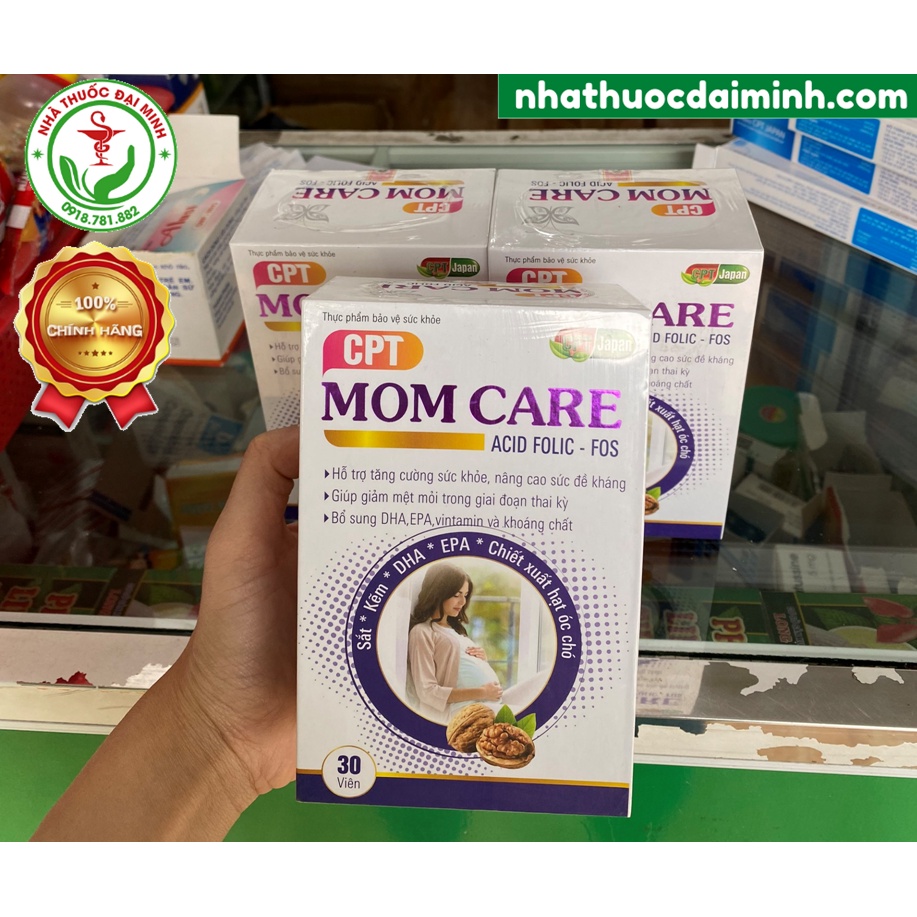 [Ảnh Thật] Vitamin Tổng Hợp Cho Mẹ Bầu CPT Mom Care