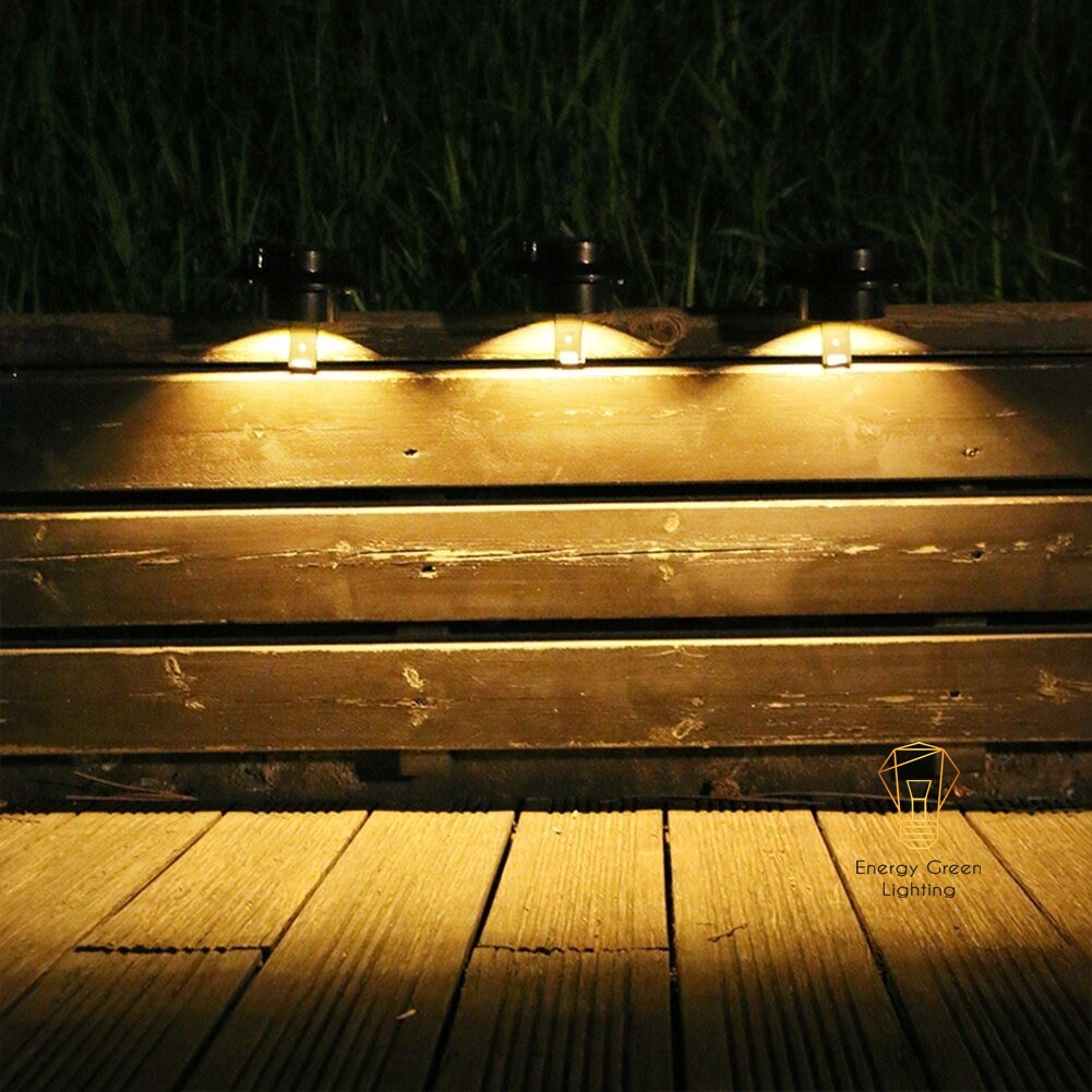 Đèn LED Gắn Tường Năng Lượng Mặt Trời Energy Green Lighting MT-153 - 3 Mắt Led Chiếu Sáng Lối Đi - Chân Cầu Thang