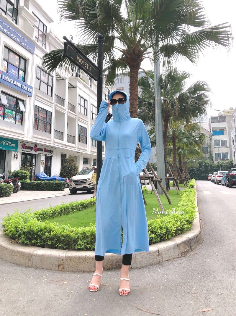 Min's Shoes - Áo Chống Nắng Dáng Dài Hai Lớp Áo 334 | WebRaoVat - webraovat.net.vn