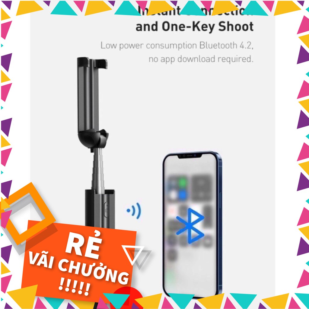 ✅GẬY CHỤP ẢNH SELFIE BLUETOOTH KHÔNG DÂY CÓ THỂ GẤP GỌN BASEUS MINI BLUETOOTH FOLDING SELFIE STICK 15cm -Hàng Chính Hãng | BigBuy360 - bigbuy360.vn