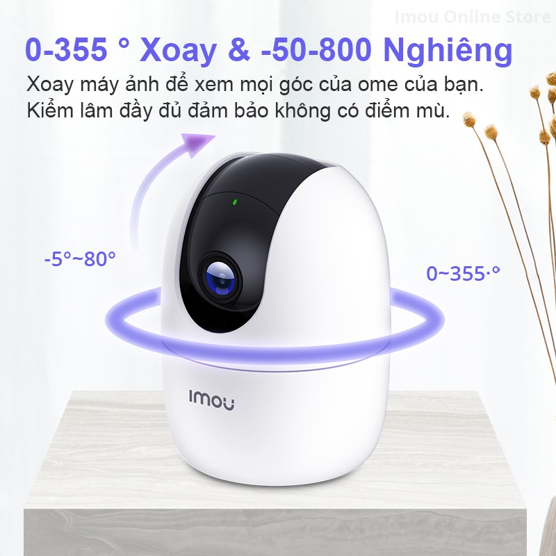 Camera imou A22EP Wifi xoay 360 1080P(2M) - Hàng chính hãng | BigBuy360 - bigbuy360.vn