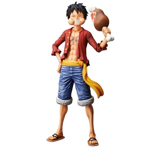 Mô hình Luffy One Piece 27cm thay đổi được tay và mặt