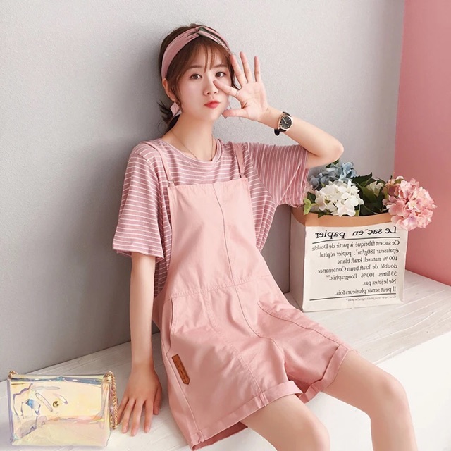 (Order) Set yếm nữ Ulzzang có kèm áo HQ OD590