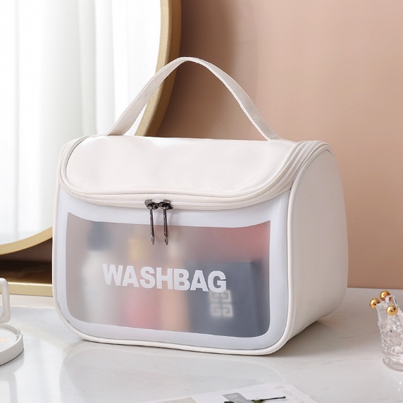 Túi WASHBAG THẾ HỆ MỚI Dạng Hộp Có Nắp Khoá Đựng Mỹ Phẩm/ Du Lịch Tiện Lợi P136