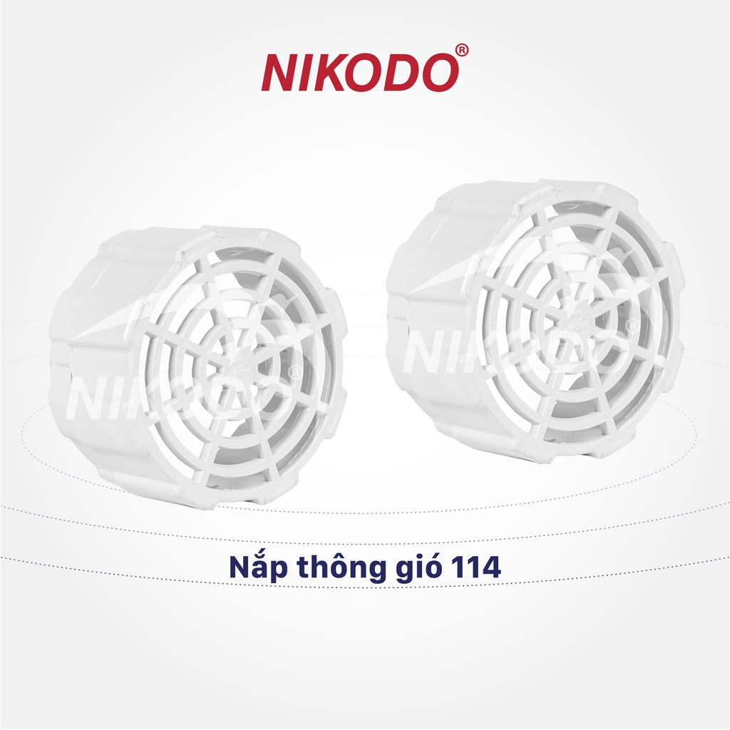 Nắp lưới ống nhựa phi 114, thông gió, điều tiết không khí nhà nuôi yến Nikodo