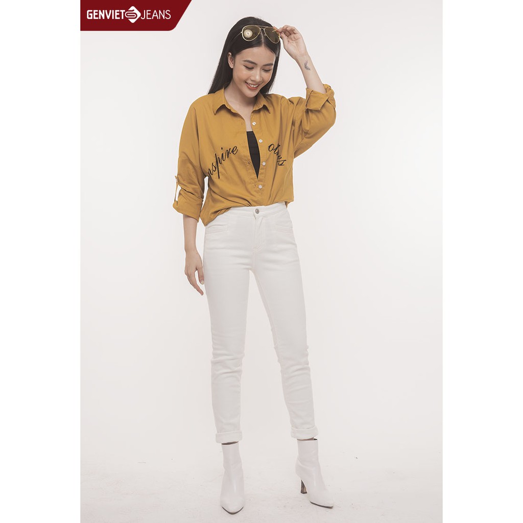 Quần Dài Jeans Nữ TQ103J774 GENVIET