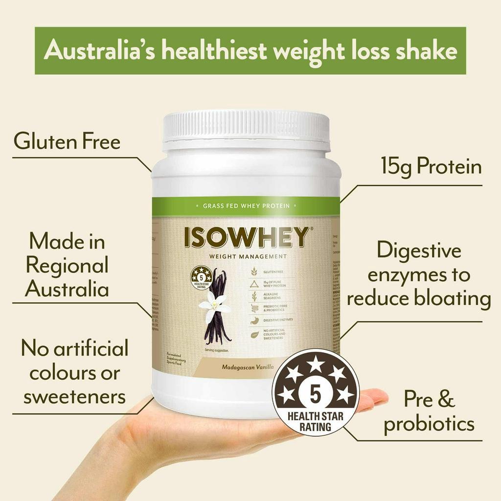 Whey Protein Isolate Sữa Tăng Cơ 5 Sao Từ Úc Hỗ Trợ Giảm Cân Chứa Men Vi Sinh Đủ Vị - IsoWhey Complete Ivory Coast 672Gr