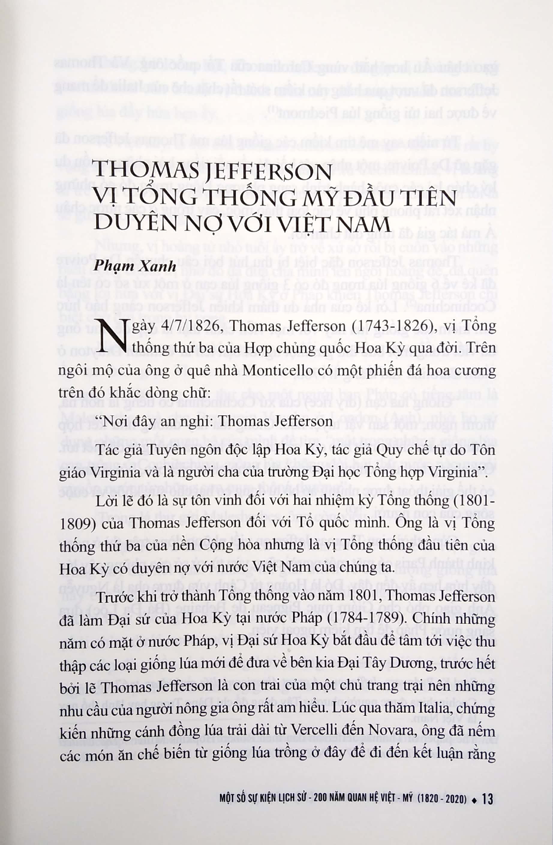 Sách Một Số Sự Kiện Lịch Sử - 200 Năm Quan Hệ Việt -Mỹ (1820-2020) | BigBuy360 - bigbuy360.vn