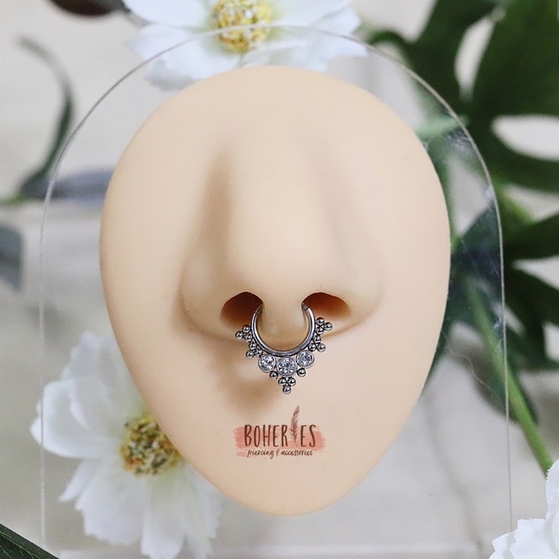 Boheries/Khuyên tai cho Daith, khuyên Septum vách ngăn mũi thép y tế không gỉ