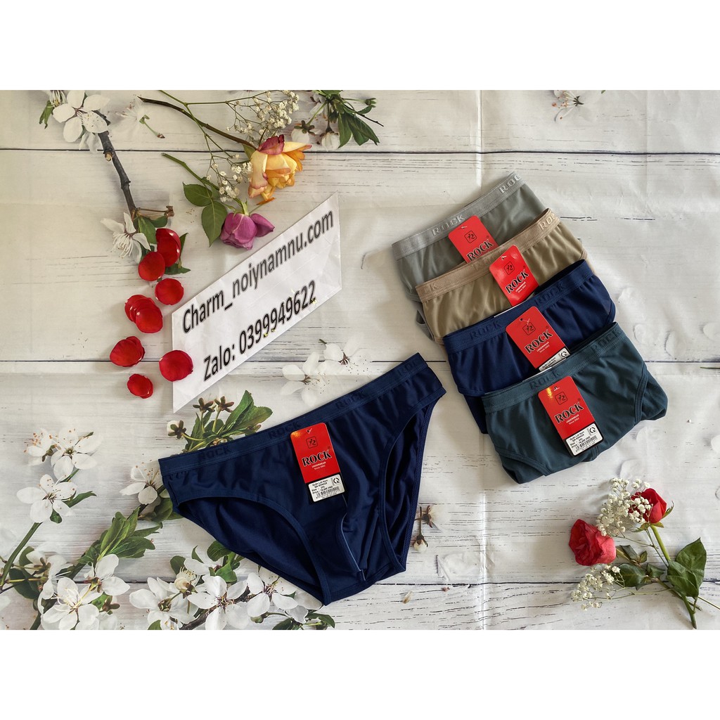 Quần lót nam rock QA423 cotton phối lưới cao cấp