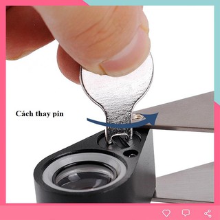 Kính lúp 30X móc khóa cao cấp K7802 ( KÍNH LÚP SIÊU NÉT )