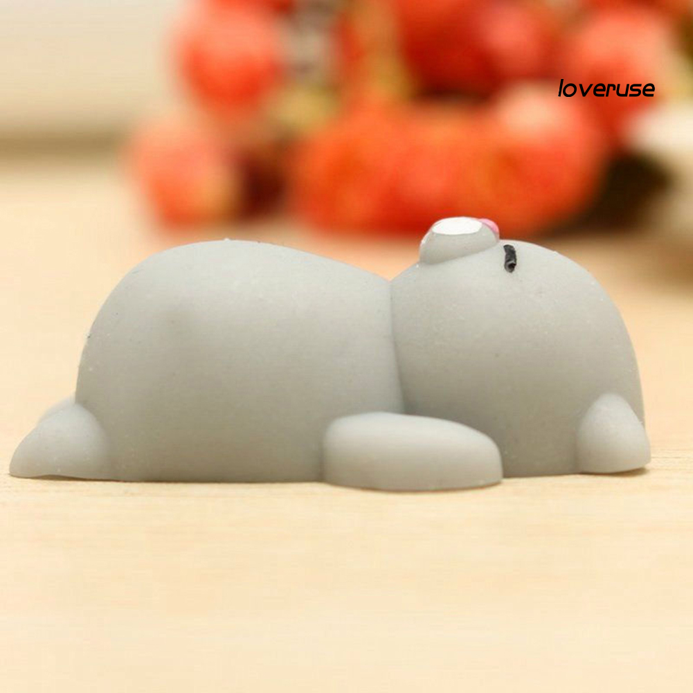 Đồ Chơi Nắn Bóp Đàn Hồi Giảm Stress Hình Chú Mèo Đáng Yêu