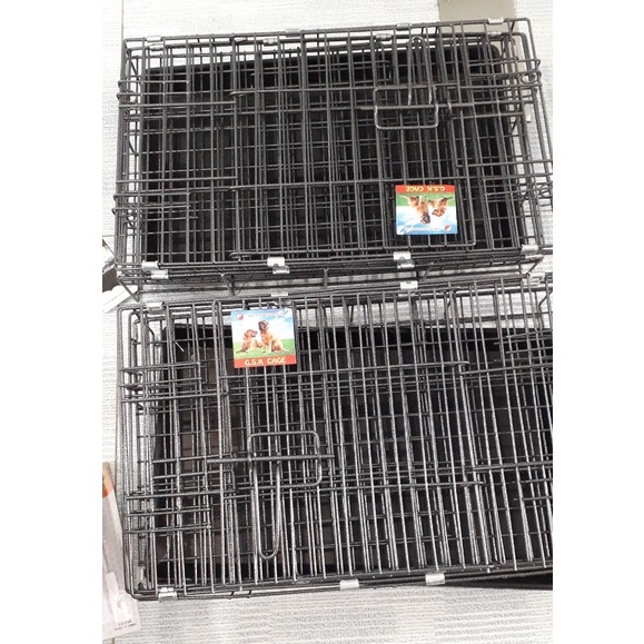 Lồng chó mèo, sắt sơn tĩnh điện màu đen vân đá chắc, đẹp