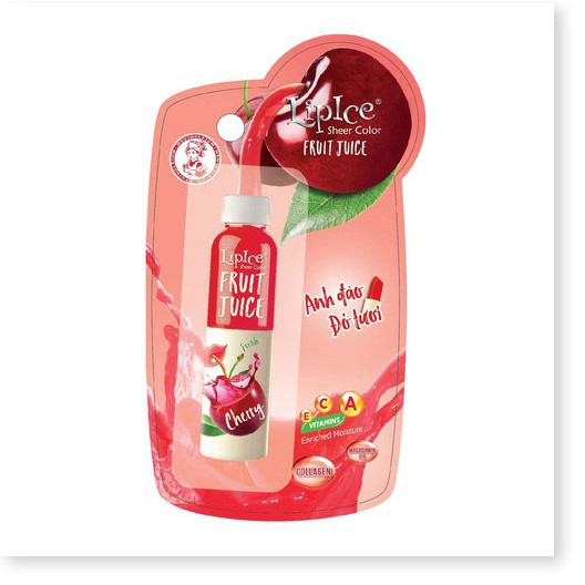 [Mã giảm giá sỉ mỹ phẩm chính hãng] Son Dưỡng Môi Lipice Chiết Xuất Trái Cây Sheer Color Fruit Juice 4g