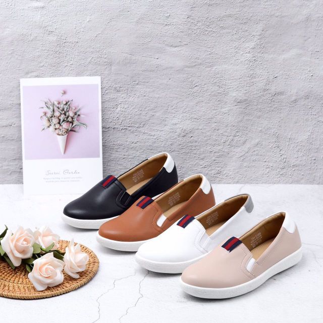 (Giá gốc 340k)Giày slip on nữ da cao cấp vnxk đi êm bền đẹp | BigBuy360 - bigbuy360.vn