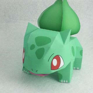 Mô hình giấy Pokemon: BULBASAUR