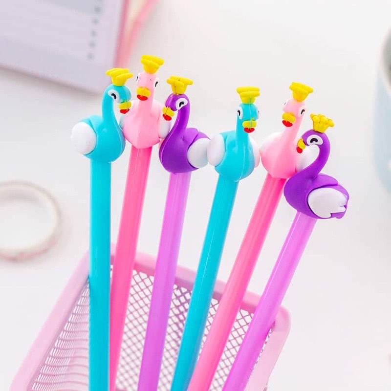 Bút gel mực đen hình con vịt