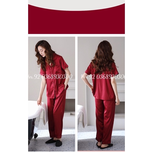 BỘ PIJAMA MẪU TRƠN CHẤT LỤA MANGO CỘC DÀI HÀNG THIẾT KẾ